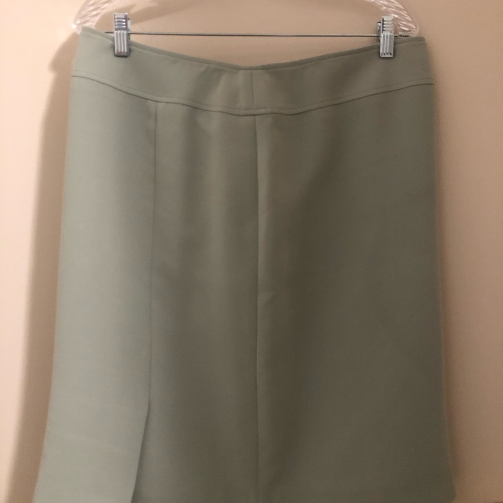 Tahari Light Sage Green Pencil Skirt - with matching blazer